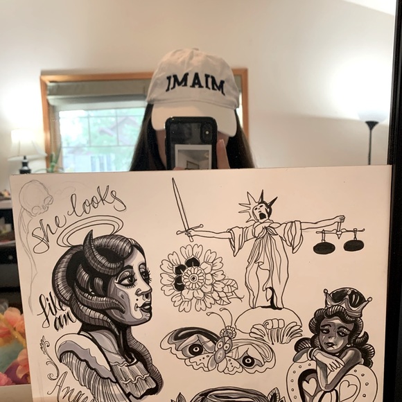 3/$10 White Miami Tourist Hat - Picture 4 of 5